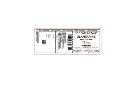 60429-624-30lb Olanzapine 15mg Tabs.jpg (60429 624 30lb  Olanzapine 15mg Tabs)